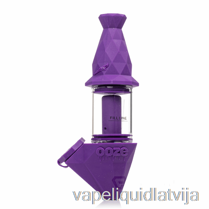 Ooze Bectar Silikona Bubbler Ultra Purple (violeta) Vape šķidrums